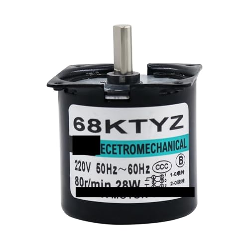 Moteur synchrone 68KTYZ 220V 28W 10 rpm avec support pour automatisme