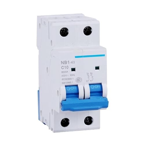 TYBOPHQJ Circuit Breaker;NB1-63 2P C63 6kA