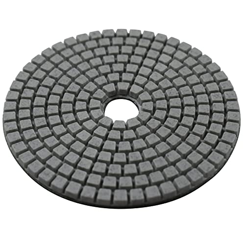 Konfor 7 Pcs Wet 4" Diamond Polishing Pads Set For Granite Marble Concrete Stone Polish #TOP5