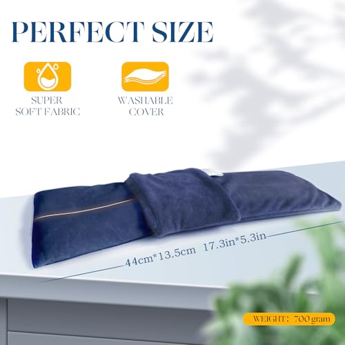 Coussin chauffant pour micro-ondes uncn avec housse amovible lavable - 4