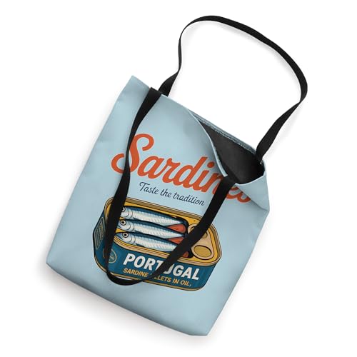Portugal Taste the Tradition Canned Fish Art Sardines Tote Bag miniatura 2