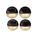 Outdoor LED Solar Wall Lights, Dusk to Dawn, Wireless, Waterproof, Batteries Included, Brown Security Fence Lights by LampLust - Pack of 4