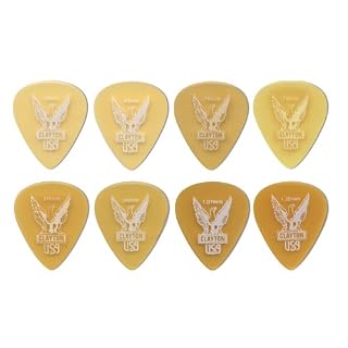 Steve Clayton Ultem Médiators pour guitare (Lot de 12) - Les Beatles, Paul McCartney, John Lennon, RIngo Starr, George Harrison