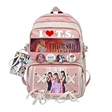 yvbfdlu Music Backpack, 17.7inch Cute Cartoon Laptop Bag, Large Casual Travel Daypacks Merch With Accessories