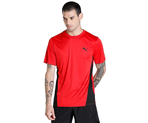 Image of Puma Men's Cotton '' Run /Train Relaxed Fit T Shirt