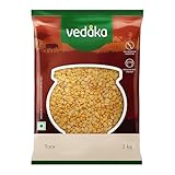 Amazon Brand - Vedaka Unpolished Toor Dal | 2 Kg | Popular Toor Dal | Naturally Rich Source of Protein | Naturally Cholesterol-Free