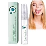 30ml Mundspray,Sofort Trocknendes Zungenreparaturspray zur Linderung von Mundgeschwüren, Feuchtigkeitsspendende Zungenbehandlung und Frischer Atem, Schnell Wirkendes Mundspray für Erwachsene