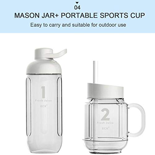 Professional-Countertop-Blender-Portable-Blender-for-Kitchen-Food-Processor-Kitchen-Blender-Food-Mixer-300W-Smoothie-Maker-13500-RPM-Multifunctional-Blender-for-Smoothies-and-Milkshakes-White