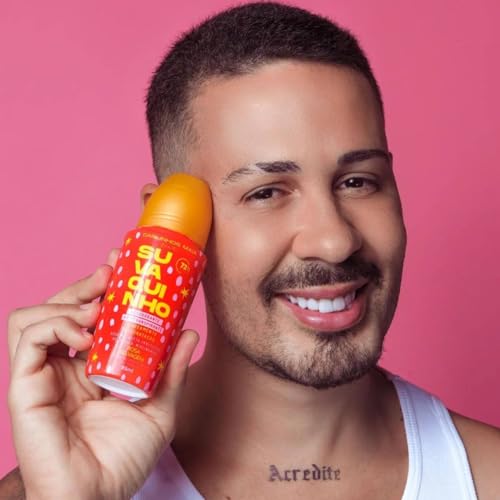 Desodorante Suvaquinho Antitranspirante Elimina Odor Clareador Mancha Escura Axila Vegano Rosa Selva