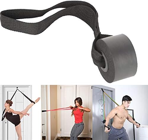 Ternence Flynn Elastic Exercise Training Strap, Training Band Pull Rope Accessories, Resistance Exercise Bands Advanced Door Anchor Professional Pull Rope Buckle for Door