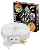 Pexco 250 ft Privacy Slats White