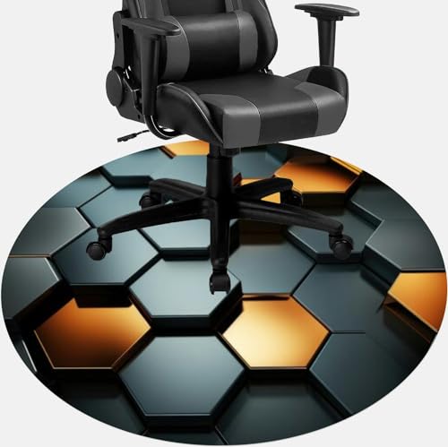 Computer Chair Mat Hardwood