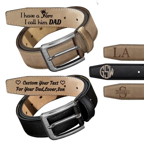 Personalized Belts for Men Wedding for Husband Customized Leather Belt for Him