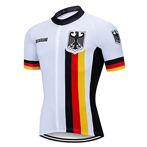 Ciclismo Maillot Hombre Verano Maillot MTB Manga Corta Maillot Ciclismo Hombre