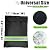 Outdoor Faucet Cover for Winter Freeze Protection, Pro 7.1" W x 9.8" H, Thickened Outside Garden Faucet Socks,Thickened AntiFrozen Waterproof Outdoor Faucet Protector, Set of 2 (Black)