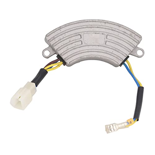 Deosdum AVR Automatic Voltage Regulator 100VDC Single Phase 60-100VAC 50Hz Adjustable Voltage Regulator for 2KW Generator, default, Defult.