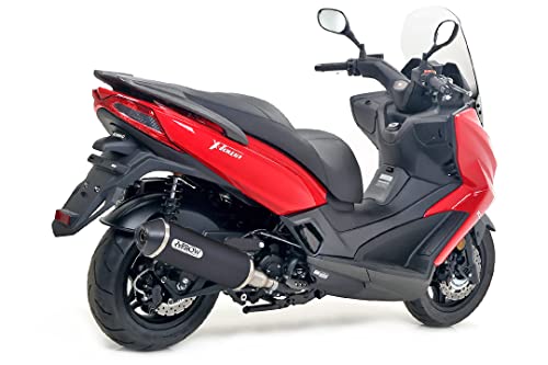 ARROW URBAN ALUMINIUM DARK SILENCER WITH DARK END CAP KYMCO X-TOWN 300 ’16/20 HOMOLOGATED ALUMINIUM DARK URBAN SILENCER WITH STAINLESS STEEL BLACK END CAP