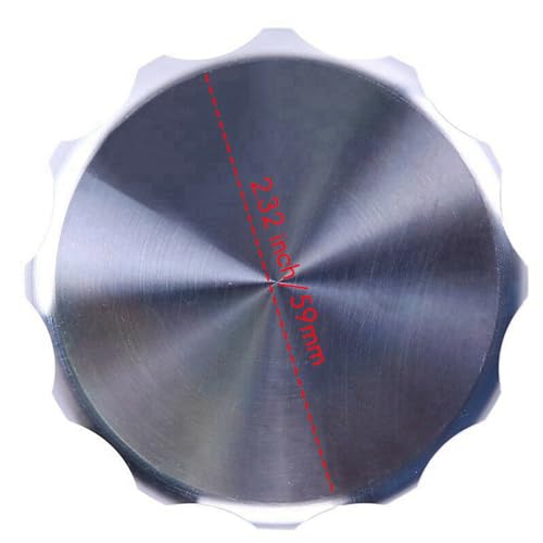 Col de remplissage de 2 pouces soudé aluminium anti-fuite pour bouchon réservoir carburant 51mm