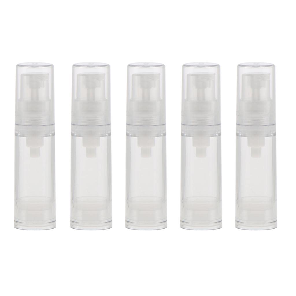 LOOM TREE® 5 Pieces 5Ml Pump Press Empty Tubes Cosmetic Cream Lotion Travel Bottle | Makeup | Makeup Tools & Accessories-image-41