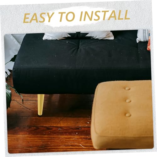 Patas de muebles estilo industrial en acabado golden elegante y resistente de planchar de metal 8