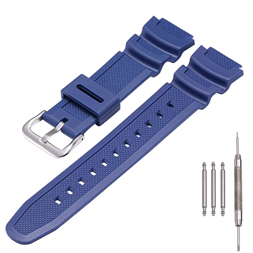 Correa de goma impermeable para Casio AE1200WH resistente al agua y sudor
