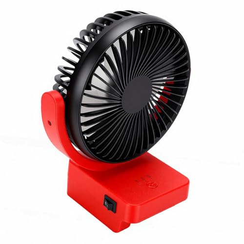 Ventilador inalámbrico portátil Cocoarm de 3 velocidades con USB tipo C 4