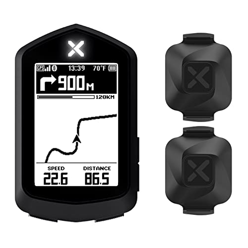 Xoss Nav Cycling/Bike Computer With Vortex 2Pcs Gps Wireless Ant+ Cycling Computer Gps With Bluetooth, Ipx7 Waterproof Bicycle Speedometer Odometer With 2.4Inch Lcd And Auto Backlight Fits All Bikes #TOP30