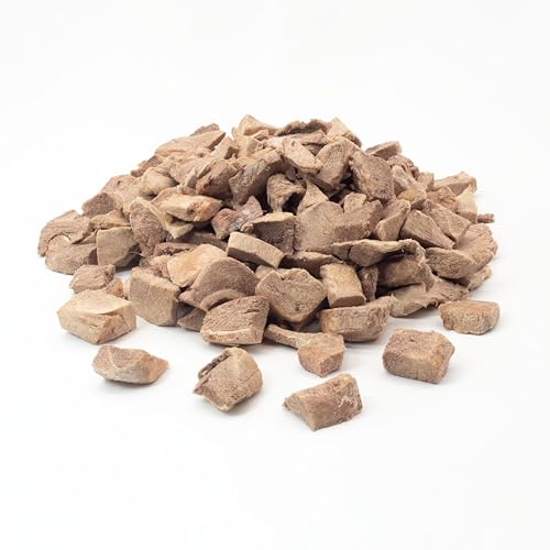 Entenbrust Gefriergetrocknet für Hund & Katze, Hoher Proteingehalt 90,9%, Fettarm 6,5%, Ohne Konservierungsstoffe, Ideal als Snack oder Barf