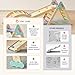 Tiny Land Pikler Triangle Set,7-in-1 Foldable Montessori Toddler Climbing Toys Indoor, Wooden Playground Jungle Gym for Kids, Climber Gift for Boys & Girls Toddler Climbing Toys (Rainbow)