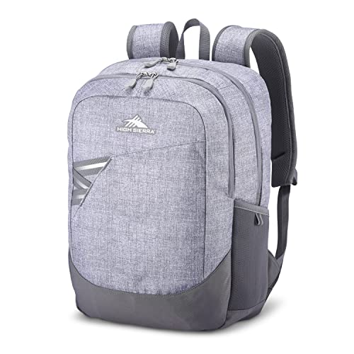 High Sierra Essential Backpack, Silver Heather, One Size, High Sierra Essential Backpack
