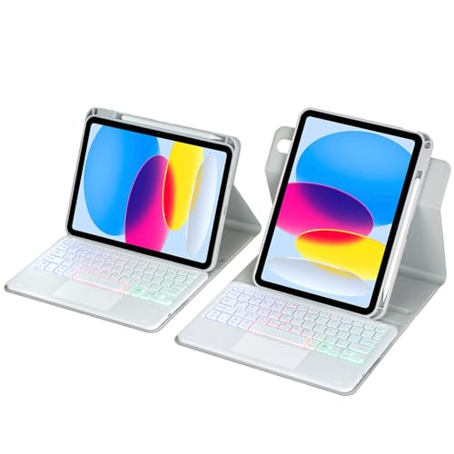 360 Degree Rotating Case Bluetooth Keyboard Case for iPad Pro 11-inch (1st generation/2nd generation/3rd generation/4th Generati