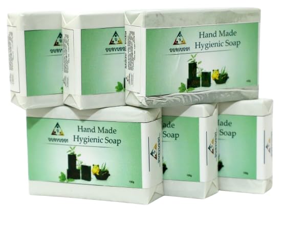 DURVUDDI Nature’s Essence Soap Whimsical Suds Purely Handmade Bliss Botanical Bliss Bars Artisan Aromas Suds & Serenity (pack of 6, besil)