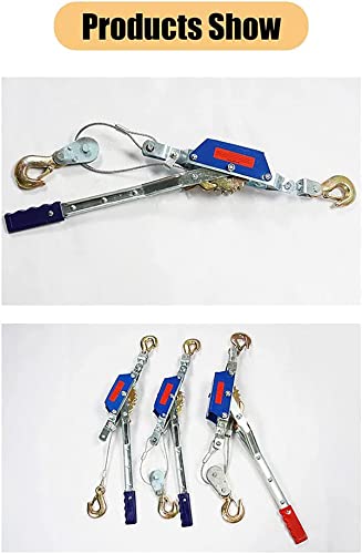 Winche manual SATUREY 2T con cable y gancho miniatura 7