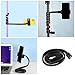 CHENZILIN Adjustable Gooseneck Camera Stand Hose 1/4 Screw Flexible Durable Bracket for Easy Installation and Any Angle Adjustment