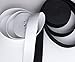 Produktbild Gummiband 25 m 15 mm Breit in Schwarz oder Weis (Schwarz)