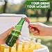 6 Pack Bottle Opener Keychain Set, Colorful Aluminum Alloy Beer Bottle Openers, Small Lightweight Keychain Opener for Beer, Soda & Can Opening, Pocket Bar Tool for Home, Camping & Parties