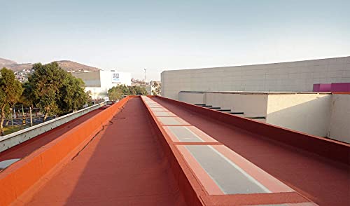 IMPER FASER von Tecno Prodist - (5 Kg, rot) Elastische Imprägnierfarbe für Terrassen mit integrierten Fasern - Hohe Deckkraft - (Rolle oder Pinsel, erhältlich in rot oder weiß)