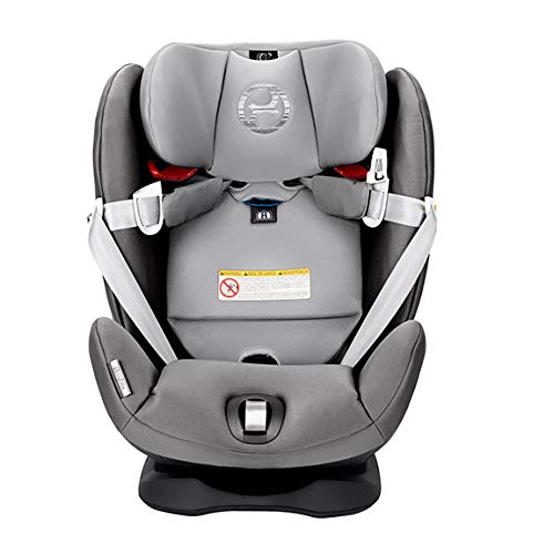 Cybex Gold Eternis S All in 1 Convertible Toddler Baby Infant Rear or Forward Facing Car Seat with SensorSafe, Lavastone Black