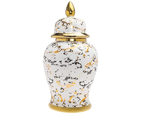 Godinger Jar Centerpiece Vase Storage - Marble Swirl Ginger - Large #TOP7