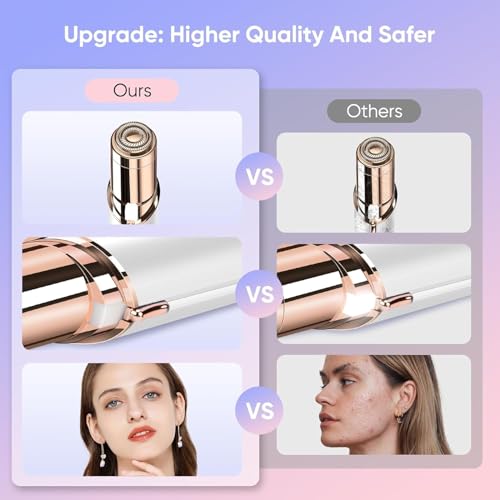 Image of Facial Hair Epilator Remover Machine For Women | Face, Chin, Cheek, Eyebrow, Upper Lip Hair Remover for Women (Multicolor)