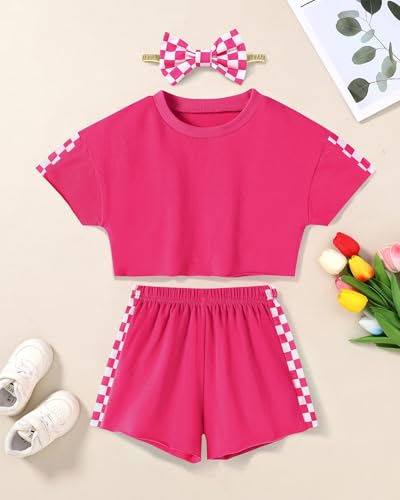 Image of SANMIO Toddler Girl Clothes Summer 3 Piece Outfits Cute