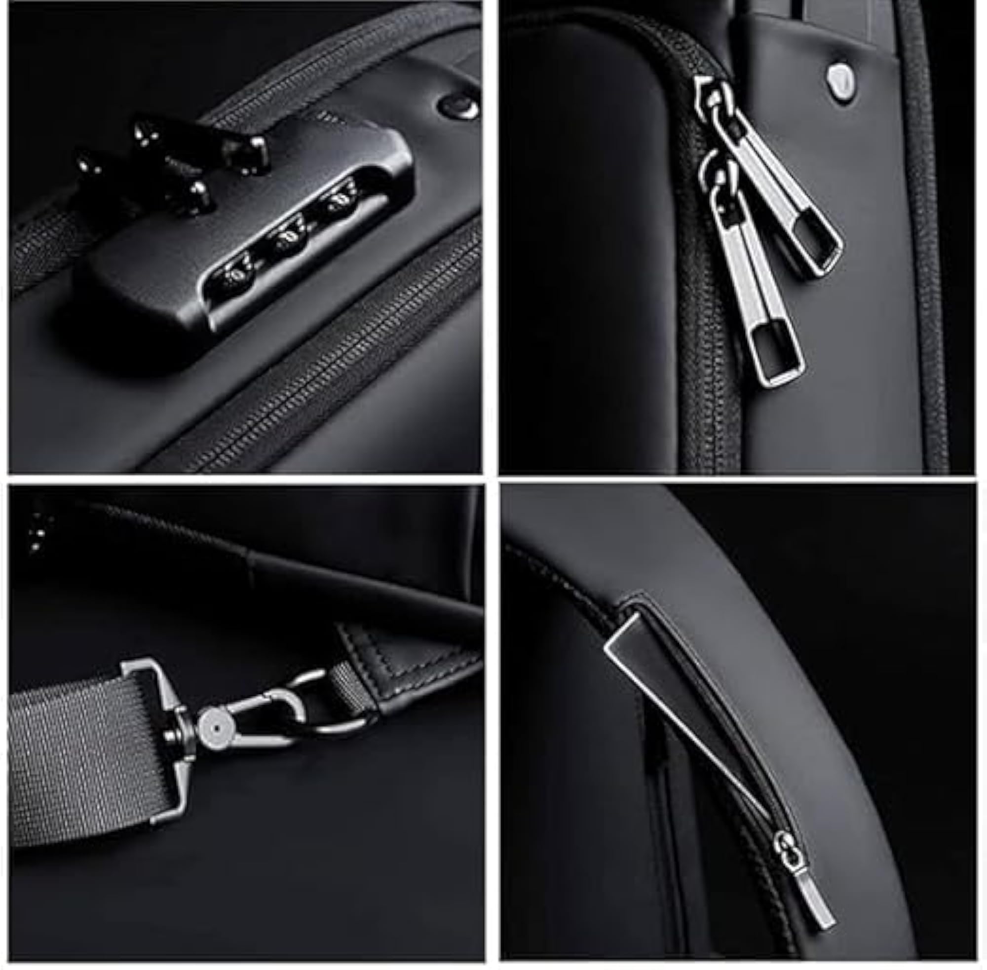 Men's Anti-Theft Sling Bag, Waterproof Crossbody Backpack
