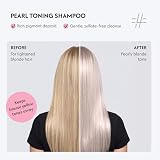 Four Reasons Color Mask Szampon Toning Pearl Color 250 ml Pigmenty kolorystyczne nadają włosom perłowy połysk, eliminują żółte odcienie i utrzymują kolor włosów