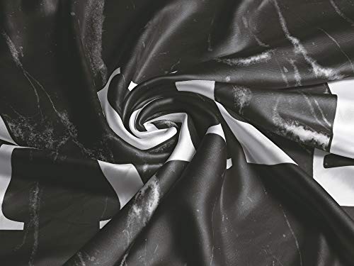 Pro-Graphx Alpha Chi Omega Greek Sorority & Fraternity Flag Officially Licensed, Tapestry, Display Banner, Sign, Letter Pattern Large Decor - 3 Feet X 5 Feet - Black Marble #TOP5