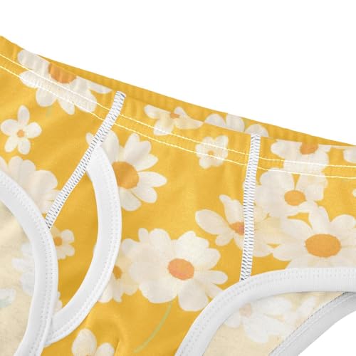 KLL Flowers Yellow Baby Boys Comfort Nighttime Underwear Cute Undies4