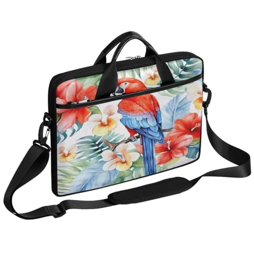 Maletín para portátil tropical parrot 15 pulgadas miniatura 1