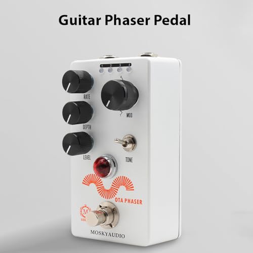 Jemora Pédale de phaser pour guitare électrique Effets de guitare Pédale de fréquence, profondeur, contrôle de niveau True Bypass Tone Toggle Swtich Coque en métal DC 9 V 6,35 mm Interface - Les Beatles, Paul McCartney, John Lennon, RIngo Starr, George Harrison Jemora Pédale de phaser pour guitare électrique Effets de guitare Pédale de fréquence, profondeur, contrôle de niveau True Bypass Tone Toggle Swtich Coque en métal DC 9 V 6,35 mm Interface – Image 8