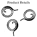 BE-TOOL 3PCS Door Handle Torsion Return Spring 2.5 Turn Replacement Spring Replacement Door Handle Spring Flat Coil Spring