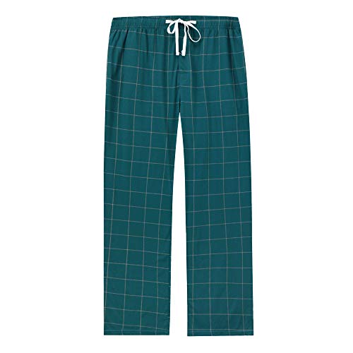 Image of Vulcanodon Mens Cotton Pajama Pants, Lightweight Sleep Pants for Men
