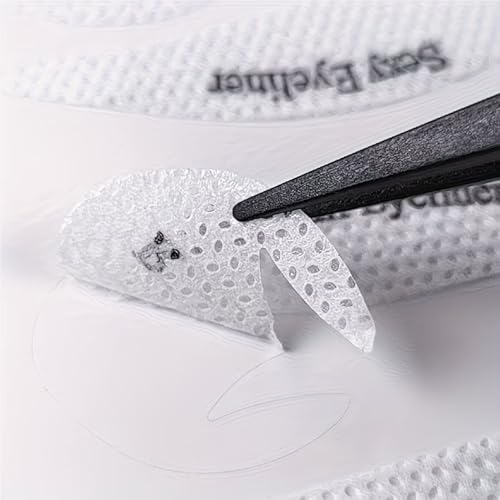 Image of Reusable Eyeliner Stencil for Perfect Winged Eyeliner | Cat Eye Makeup Template Stickers | Smokey Eye & Eyeshadow Guide Tool for Beginners & Professionals | 32 Pair Eye Makeup Stencils